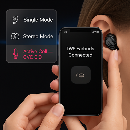 True Wireless Earbuds for Comfortable, All-Day Fit