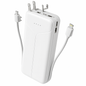 Power Bank Portable Charger with Built-in Cables