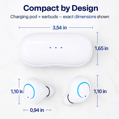 Wireless TWS Earbuds: Crisp Sound, Comfort Fit