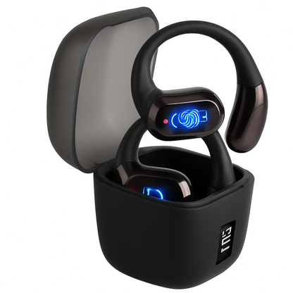 Open Ear Wireless Earbuds with Charging Case