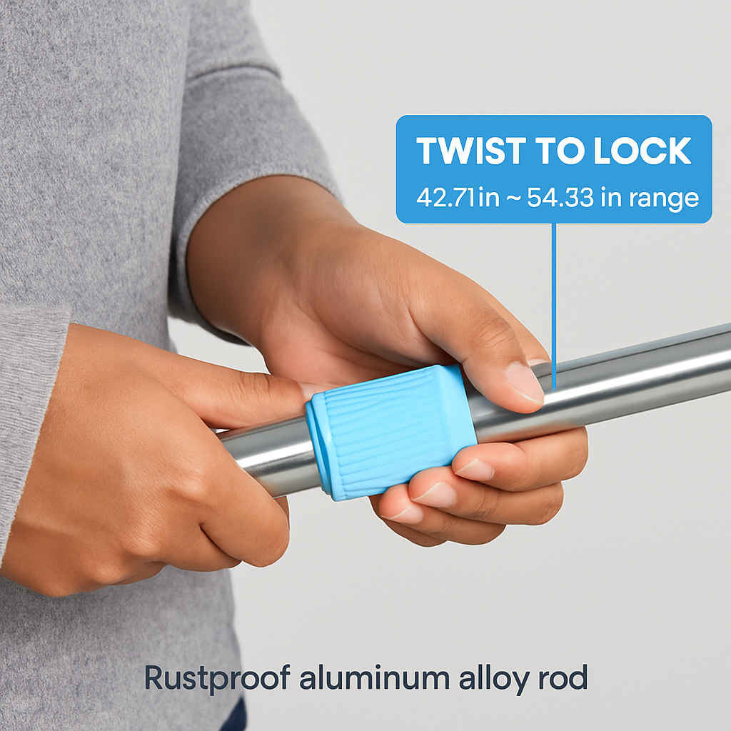 Pet Hair Removal Rake with Telescopic Rod for Home