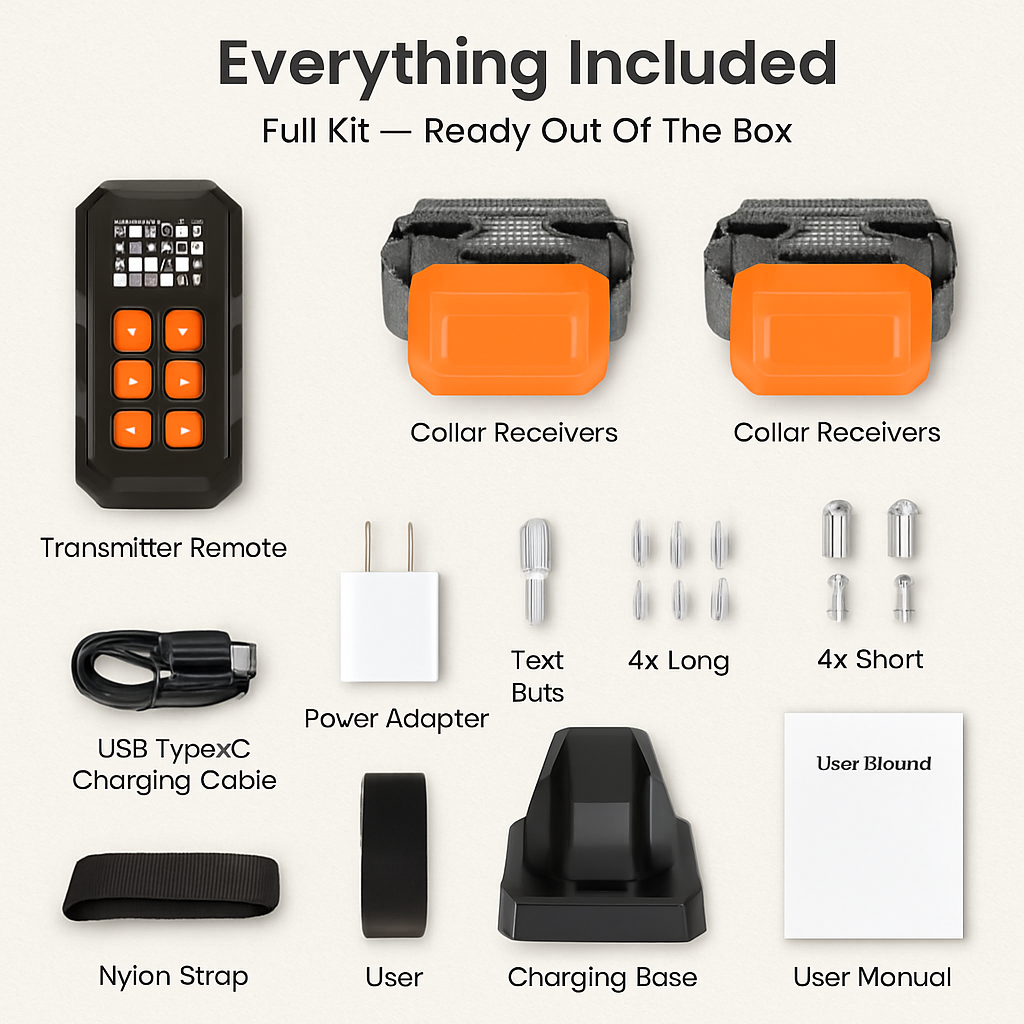 2-in-1 Wireless Dog Fence & Training Collar System