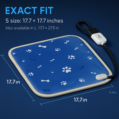 Pet Heating Pad for Dogs and Cats - Chew-Resist