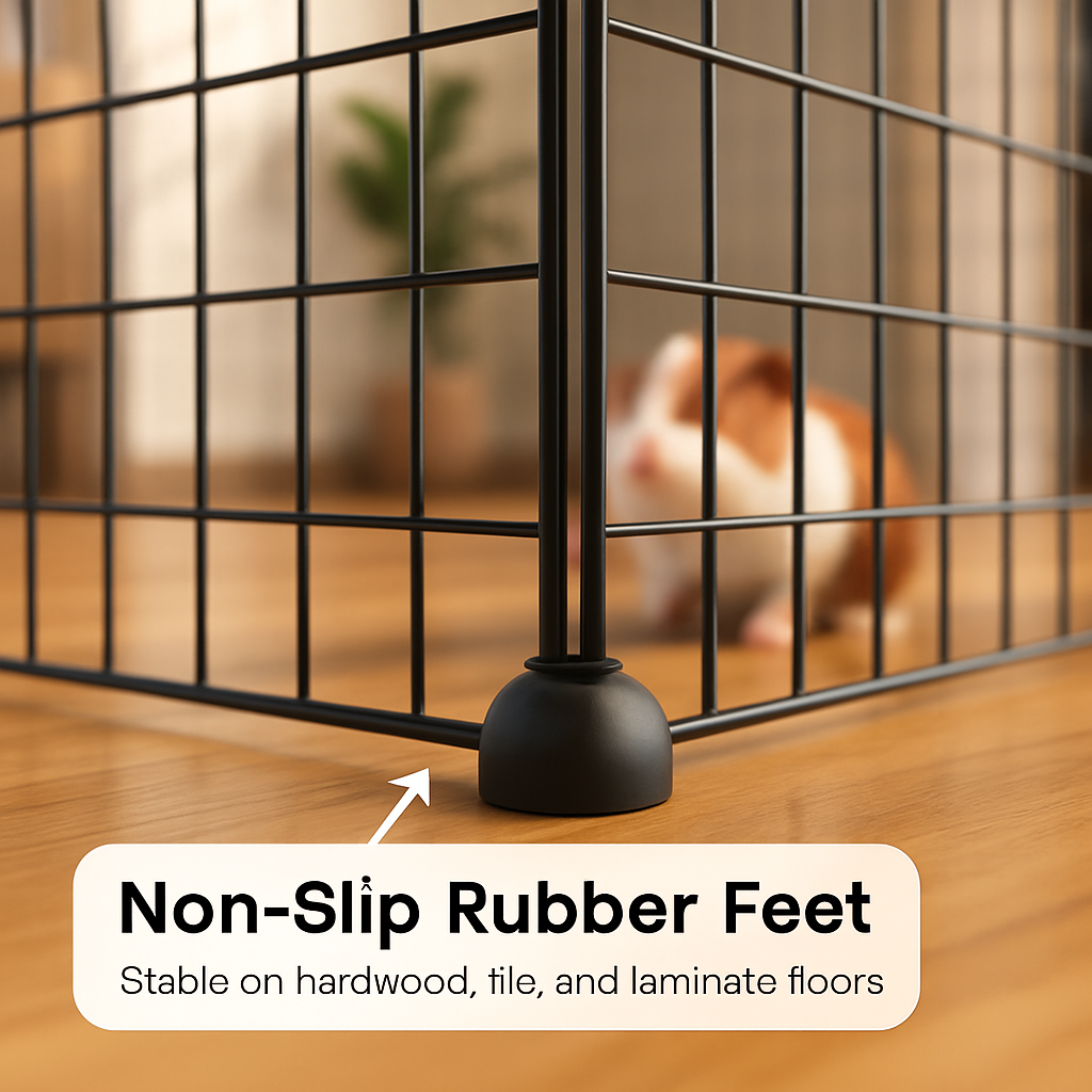 Small Animal Playpen with Door for Indoor/Outdoor Use