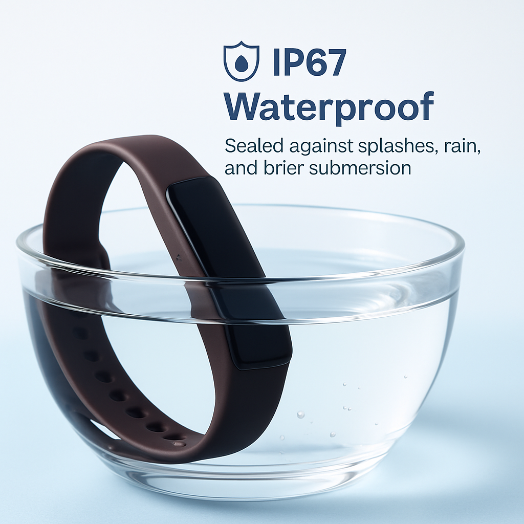 Fitness Tracker Activity Tracker Watch with Heart Rate Monitor IP67 Waterproof Smart Band Step Counter Calorie Counter Call & SMS Pedometer