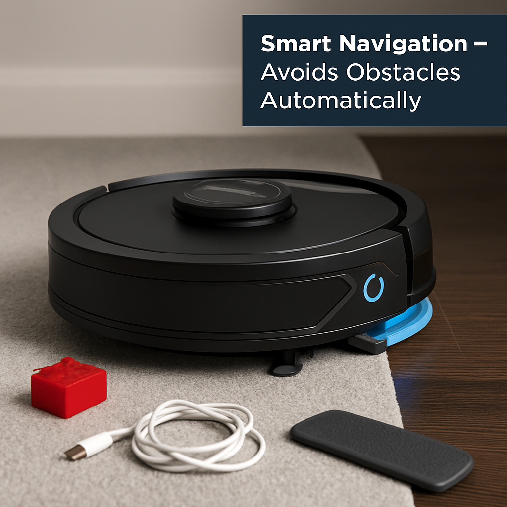 2-in-1 AI Robot Vacuum & Mop Matrix for Home Cleaning