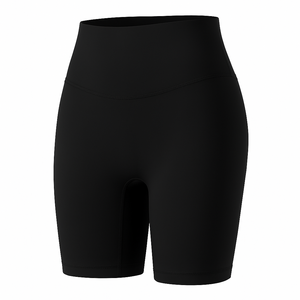 High-Waist Biker Shorts with Tummy Control for Workouts
