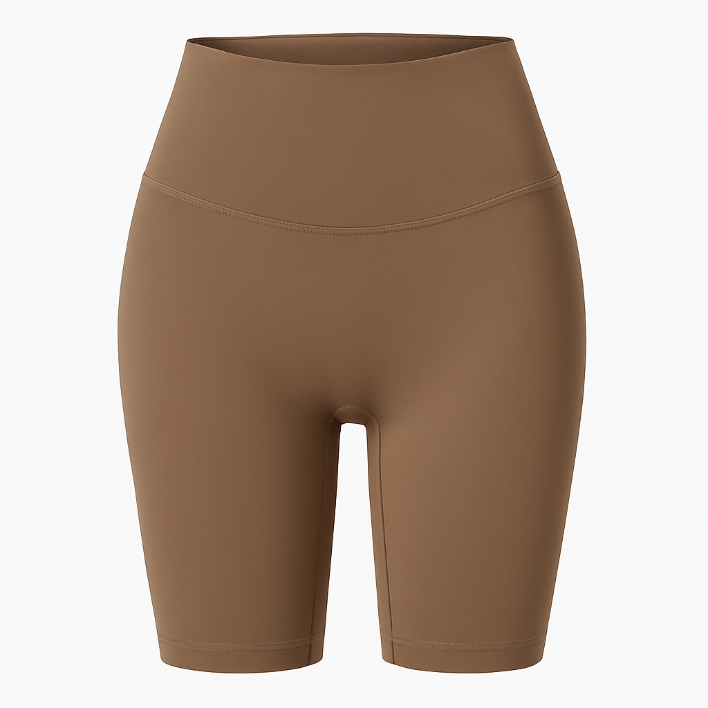 High-Waist Biker Shorts with Tummy Control for Workouts
