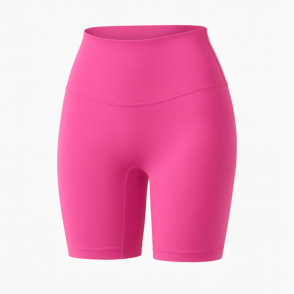 High-Waist Biker Shorts with Tummy Control for Workouts
