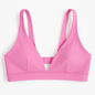 Women Deep V-Neck Sports Bra for Gym - Low-Impact Comfort