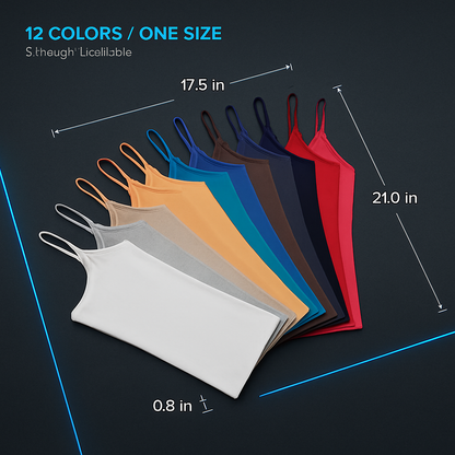 12 PCS Women\'s Camisole Tank Tops in A Pack