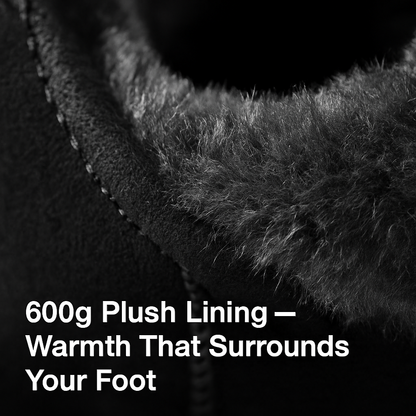 Snow Boots - Waterproof Faux Suede Mid-Calf with Warm Lining