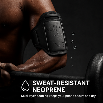 Phone Armband Case Adjustable Sweat-Resistant for Running