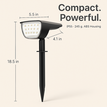 Solar Landscape Spotlight for Outdoor Spaces