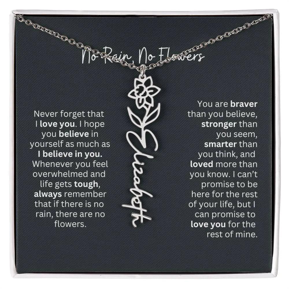 Gold Flower Necklace