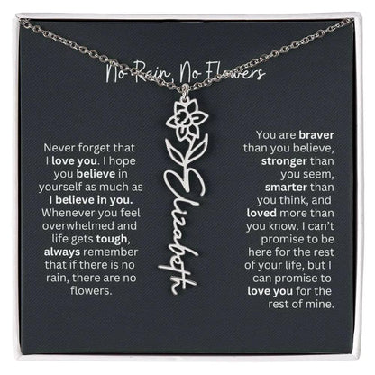 Gold Flower Necklace
