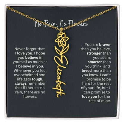 Gold Flower Necklace