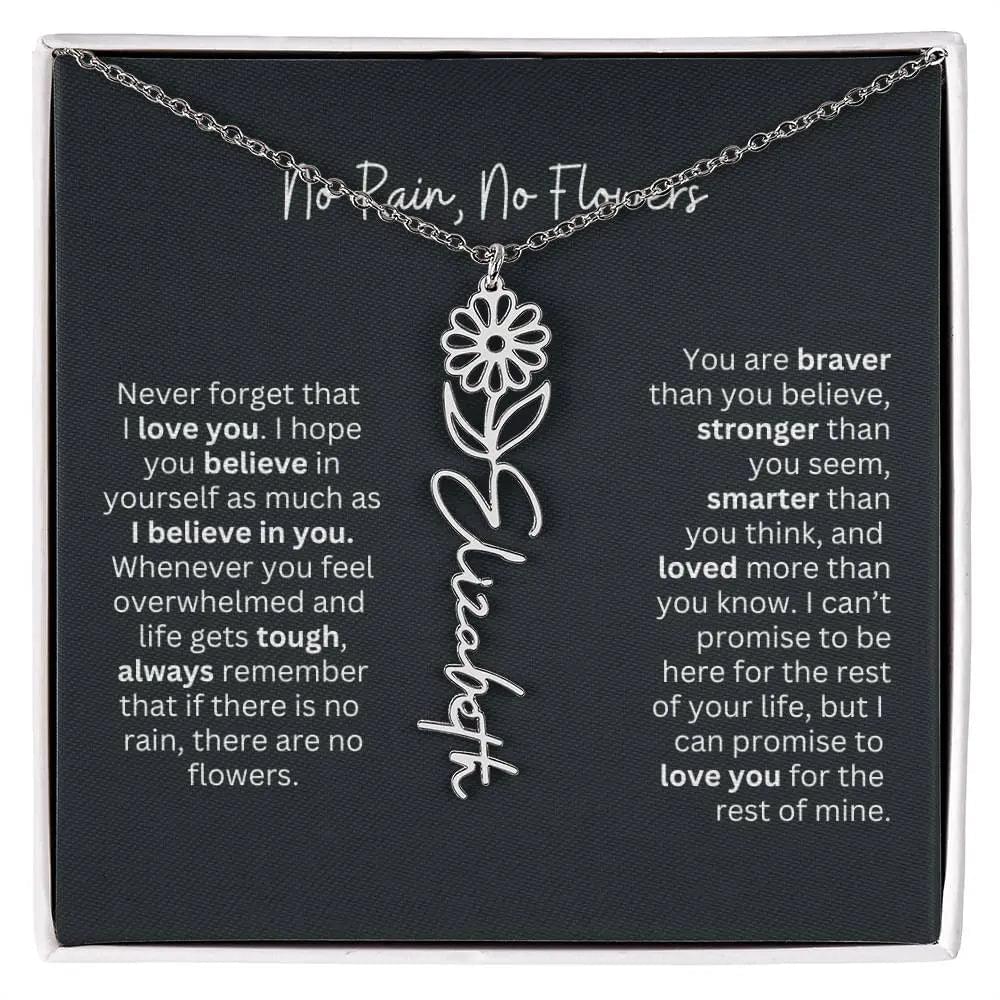 Gold Flower Necklace