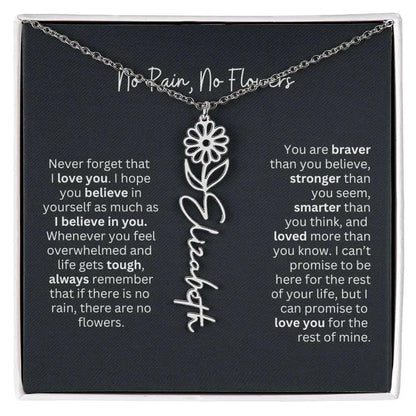 Gold Flower Necklace