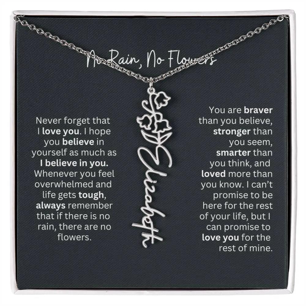 Gold Flower Necklace