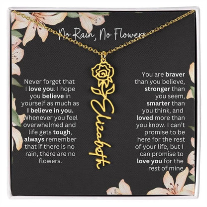 Gold Flower Necklace