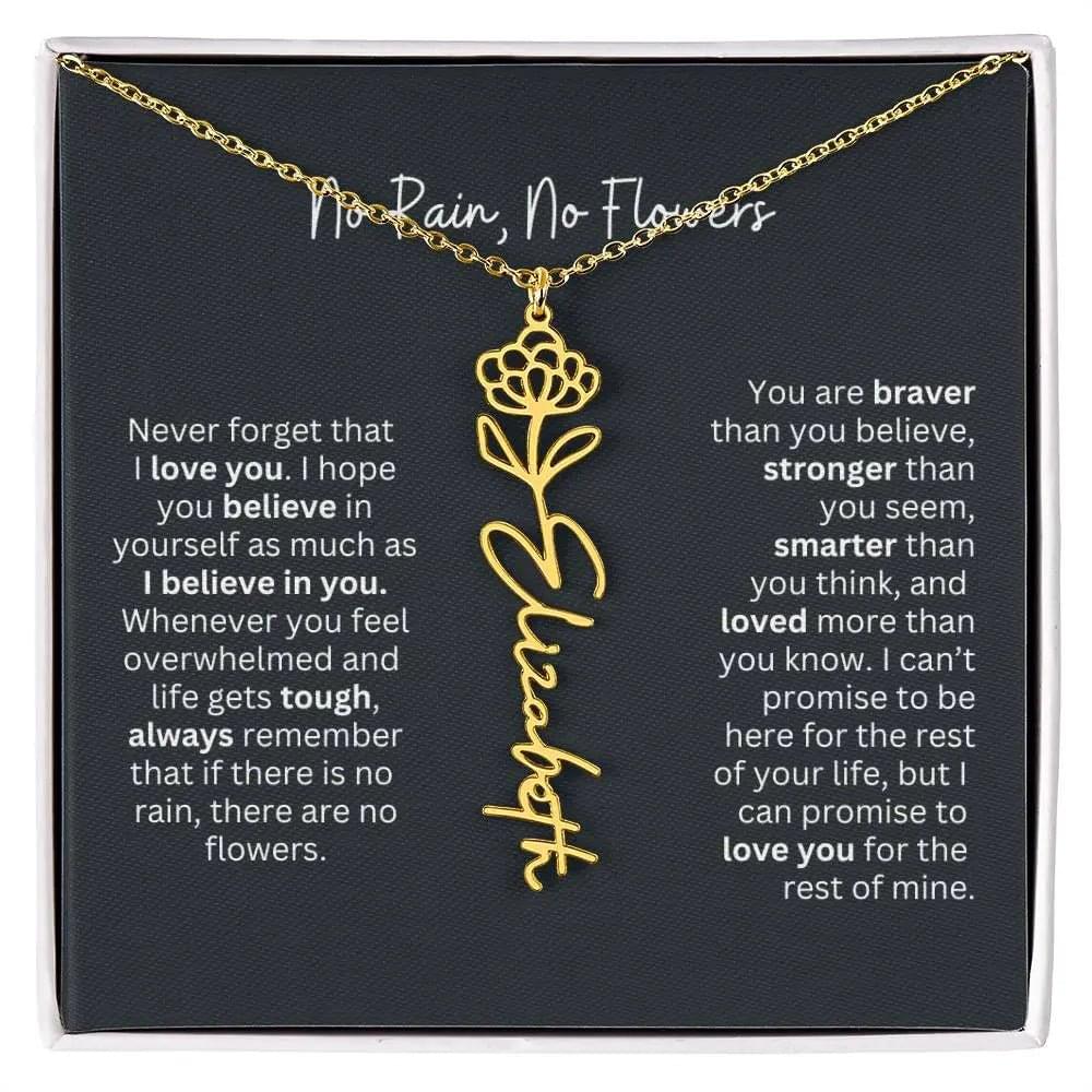 Gold Flower Necklace