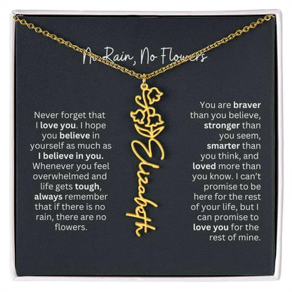 Gold Flower Necklace