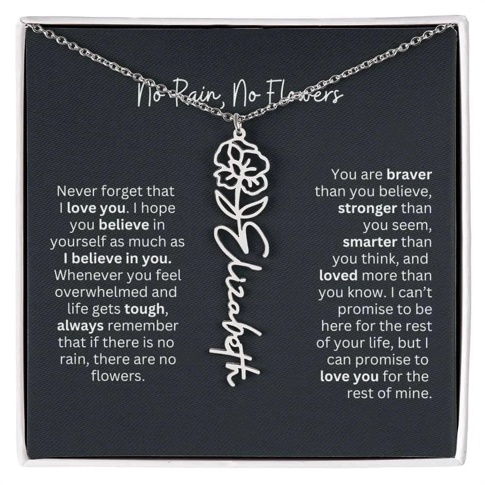 Gold Flower Necklace