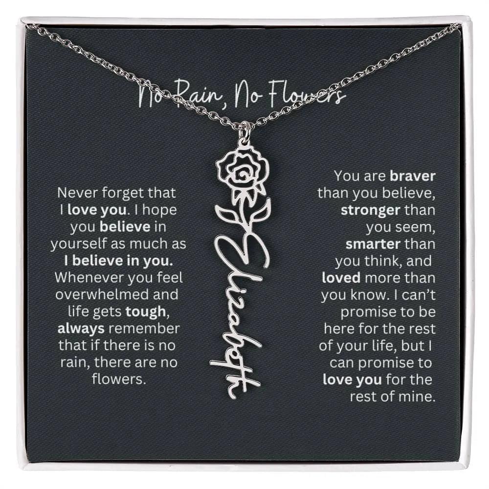 Gold Flower Necklace