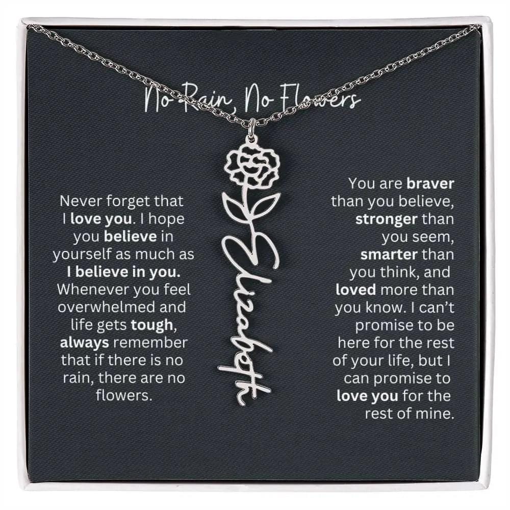 Gold Flower Necklace