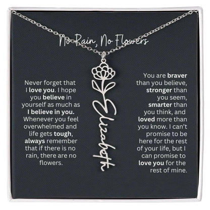 Gold Flower Necklace