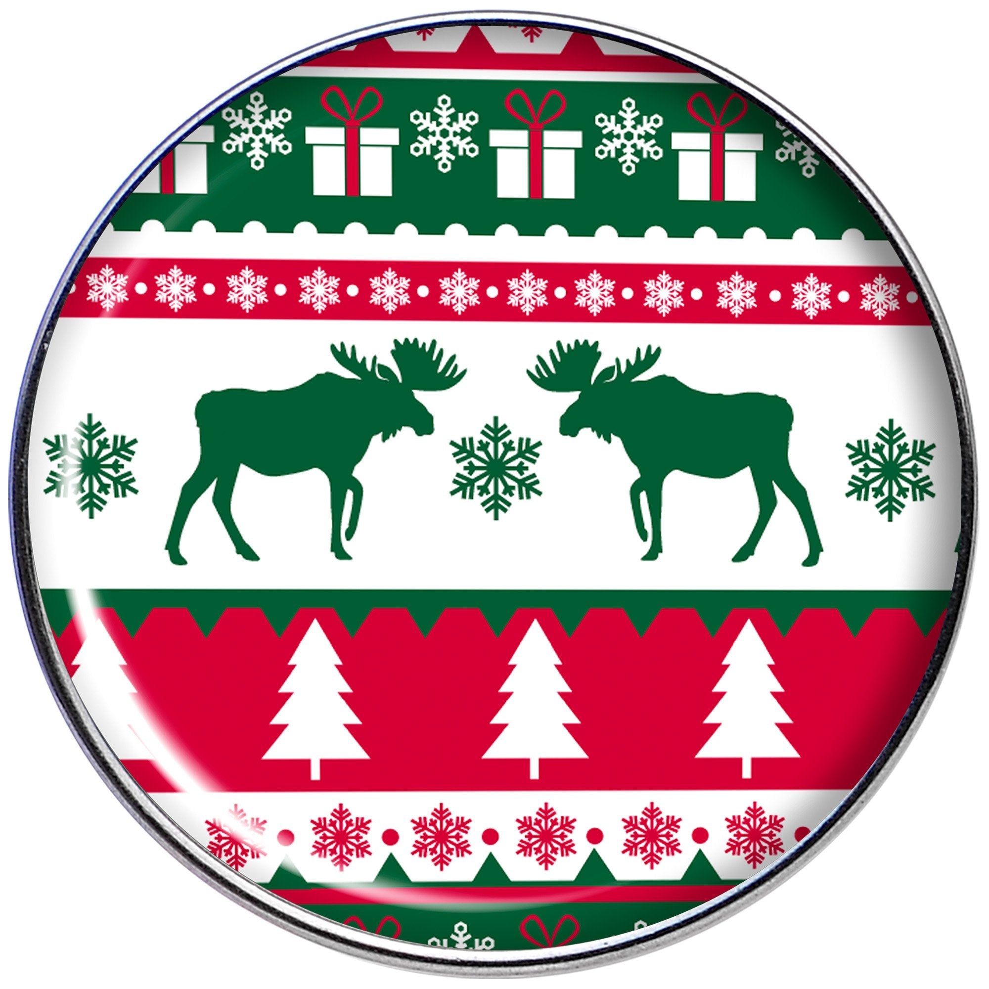 16G 1/4 Ugly Christmas Sweater Tragus Cartilage Earring