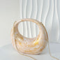 Handbag Stone patterned Banquet Bag Simple and Large Capacity