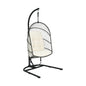 Hanging Wicker Egg Chair with Stand