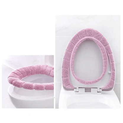 High Quality Universal Toilet Seat Cover Washable Unique Design Warm Flexible Covers Bright Colors