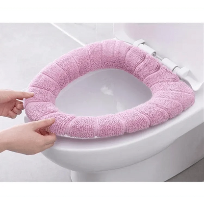 High Quality Universal Toilet Seat Cover Washable Unique Design Warm Flexible Covers Bright Colors