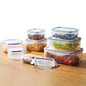 Home Plastic Food Storage Set with Locking Lid