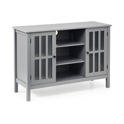 Wooden TV Stand Console Cabinet for 50 Inch TV