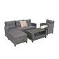 4 Pieces Patio Rattan
