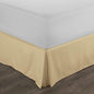 Hypoallergenic Pleated Premium Solid Bed Skirt