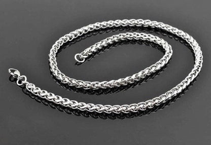 Handmade 3 cross dog tag necklace for men pendant heavy chain custom personalized jewelry