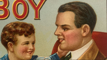 Vintage Sonny Boy 🎸 NOS Chromolithograph Cigar Box Label Embossed Cellophane Collectible