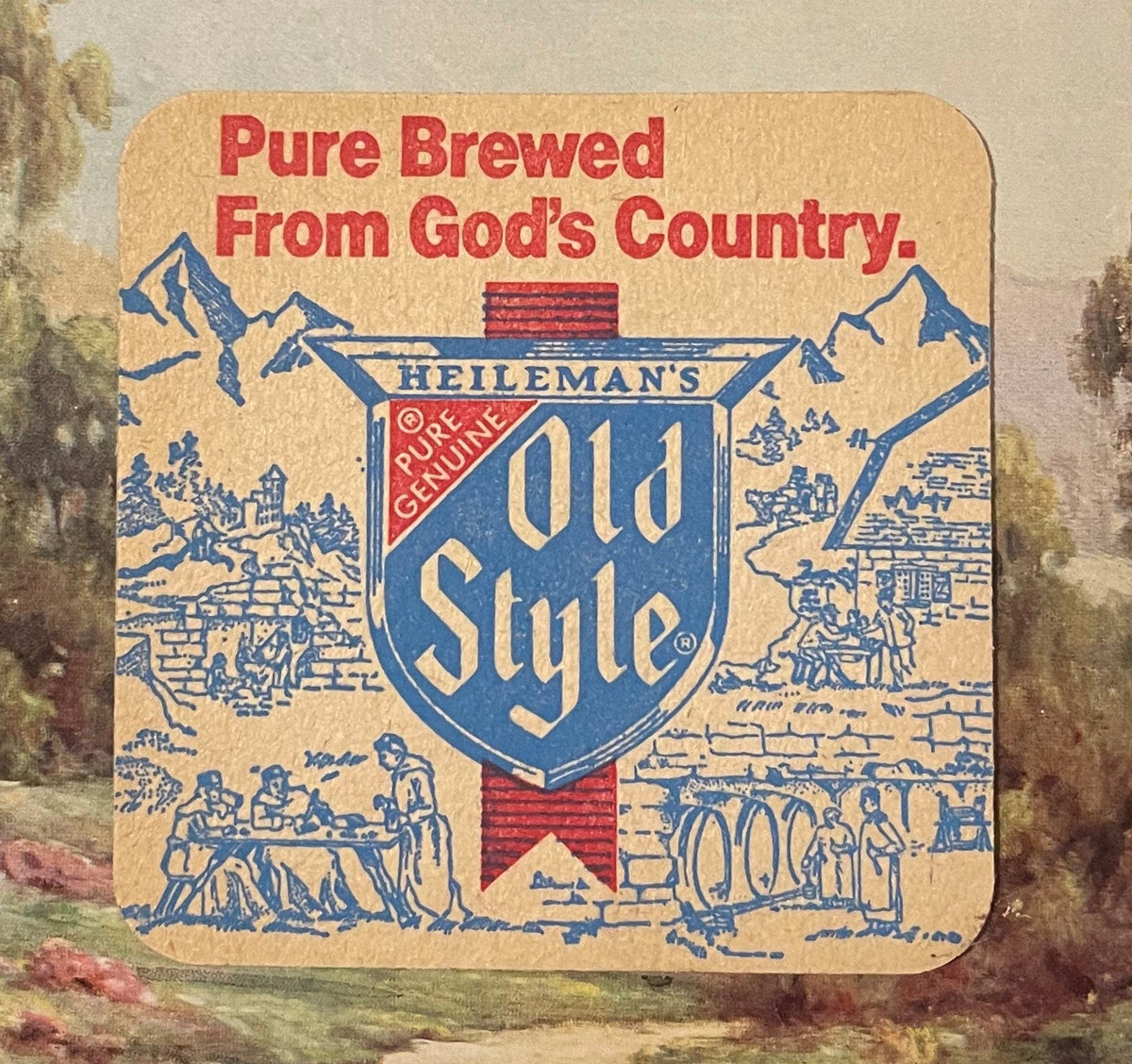 Vintage Heileman's Old Style Special Export Beer Coaster - G. Heileman Brewing Co La Crosse Wisconsin Double-Sided Coupon 🍺