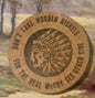 Vintage Schlitz Malt Liquor Wooden Nickel Don't Take Wooden Nickels Chief Head Breweriana Beer Advertising Token Collectible 🍺