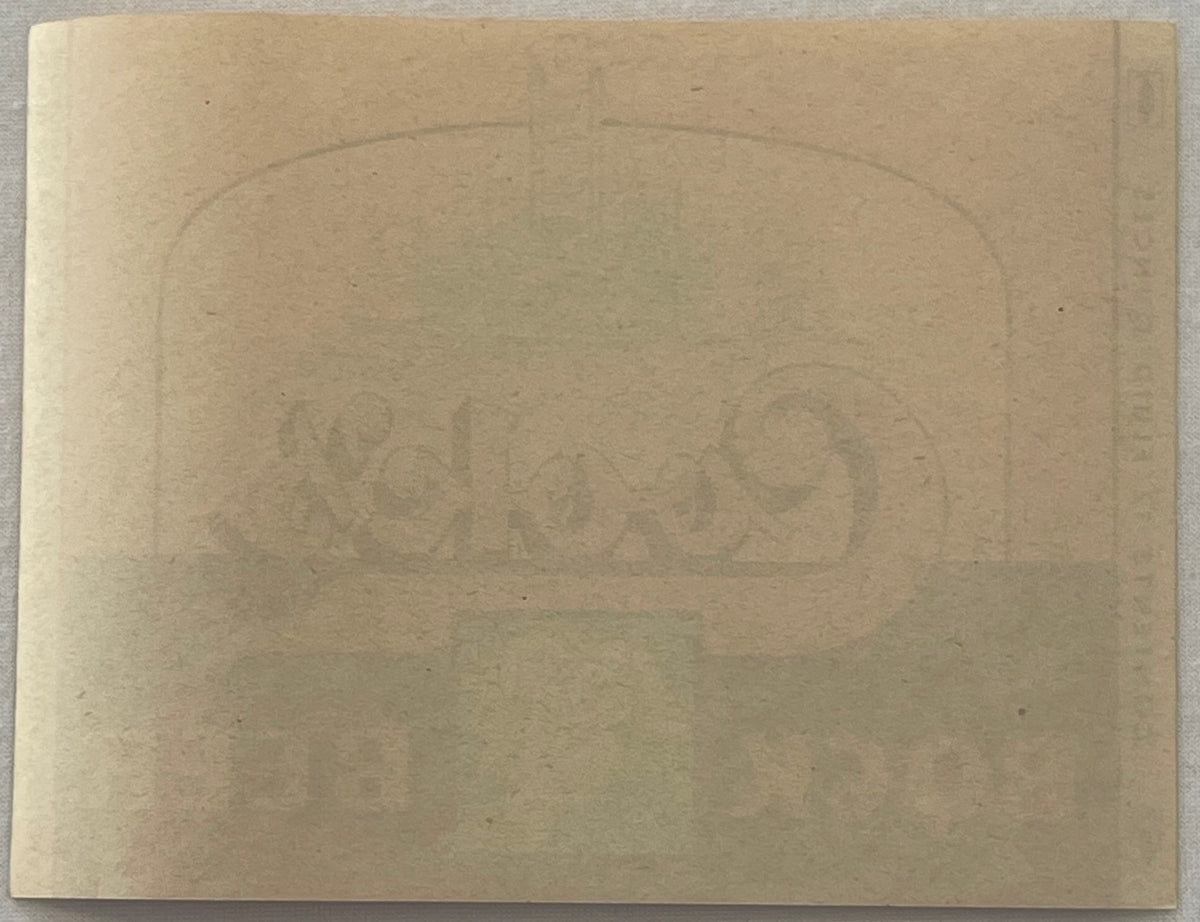 Vintage Cook's Bock Beer Label 🍺 Steamboat & Goat Design | F.W. Cook Co., Evansville, Indiana