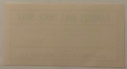 Antique Banquet Hall Mince Meat Label 🦁 LARGE VERSION, Edgar Brick & Sons Crosswicks NJ, NOS 1910s