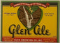 Vintage 1938 Glen Ale Beer Label 🍺 Glen Brewing Co. Watkins Glen NY — New Old Stock NOS