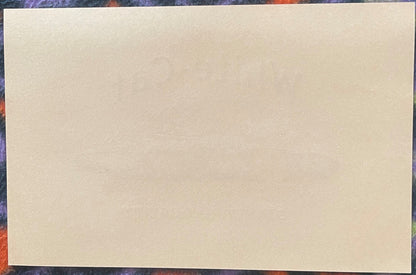 Antique 1900s–1920s “White‑Cat” Wood‑Grain Cigar Box Label 😺 NOS