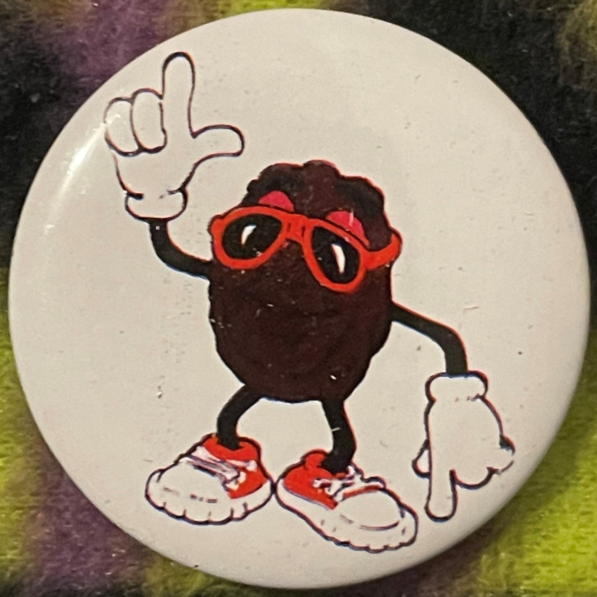 Vintage 1987 California Raisins Complete Pinback Button Set CALRAB Licensed 9 Piece Claymation Advertising Character Pins 📌