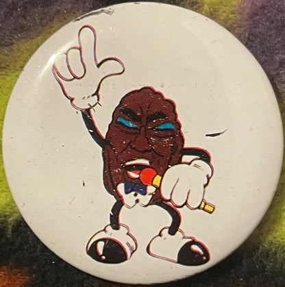 Vintage 1987 California Raisins Complete Pinback Button Set CALRAB Licensed 9 Piece Claymation Advertising Character Pins 📌